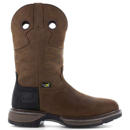 FRYE SAFETY-CRAFTED 10" WESTERN INTERNAL MET GUARD EH STEEL TOE BOOT - MEN'S_SIDE