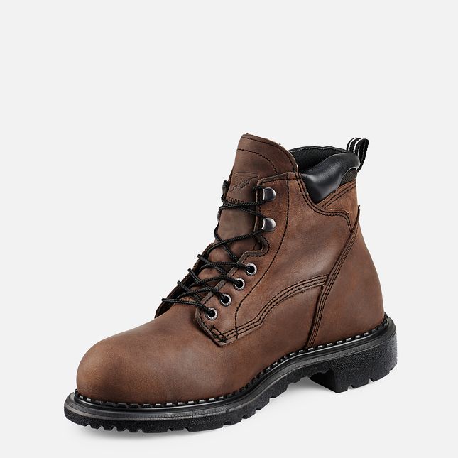 RED WING SHOES SUPERSOLE® 6-INCH WATERPROOF SAFETY TOE METGUARD BOOT - MEN'S