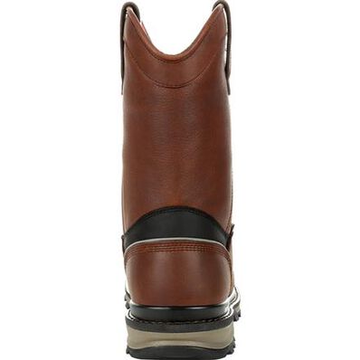 ROCKY RAMS HORN WATERPROOF COMPOSITE TOE PULL-ON WORK BOOT - MEN'S_BACK