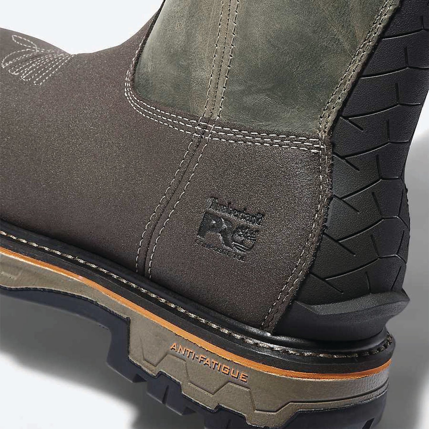 TIMBERLAND PRO® TRUE GRIT PULL ON COMPOSITE TOE WATERPROOF WORK BOOT - MEN'S - TB0A2297214 - DETAIL SHOT