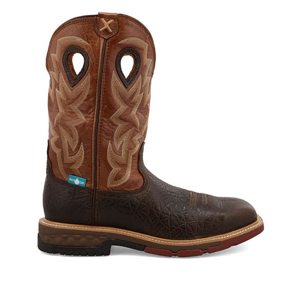 TWISTED X 12" WESTERN WORK BOOT - MEN'S_SIDE