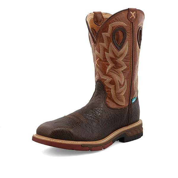 TWISTED X 12" WESTERN WORK BOOT - MEN'S