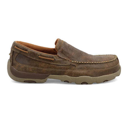 TWISTED X WORK SLIP-ON DRIVING MOC - MEN'S_SIDE